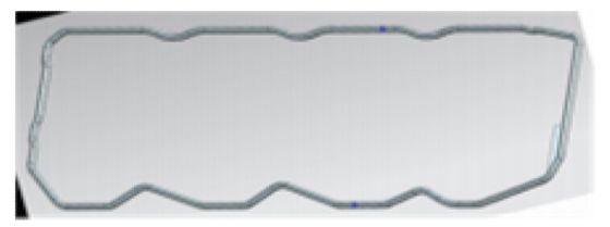 Cummins 4ISBe / 4ISDe GASKET VALVE COVER Oils Resistance VMQ Engine Repair Parts