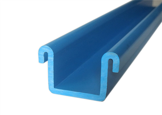 La plastica di fresatura modellata parte la forma su misura estrusione di plastica di profilo U del PVC