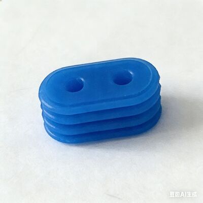 Pad anti-vibrazione in silicone blu con guarnizioni in gomma personalizzate per apparecchiature industriali