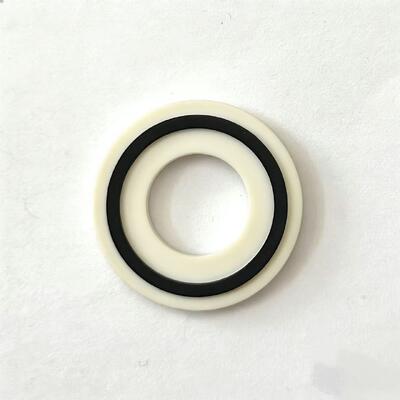 Presa composita PTFE-gomma. Lavatrice piatta PTFE. Sigillo resistente alle sostanze chimiche ad alta precisione.