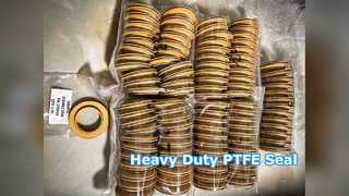 Cilindro idraulico per macchinari pesanti con paraolio in PTFE