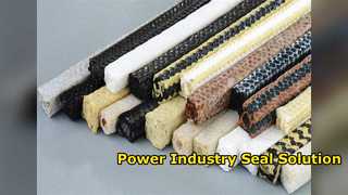 Guarnizione per energia elettrica con imballaggio in fibra aramidica